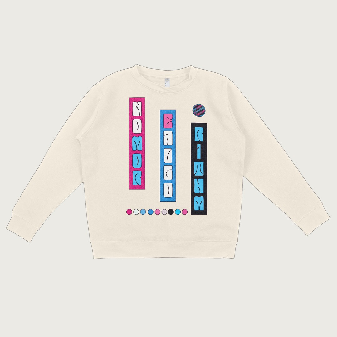 No More Algorithms (Cream crewneck)